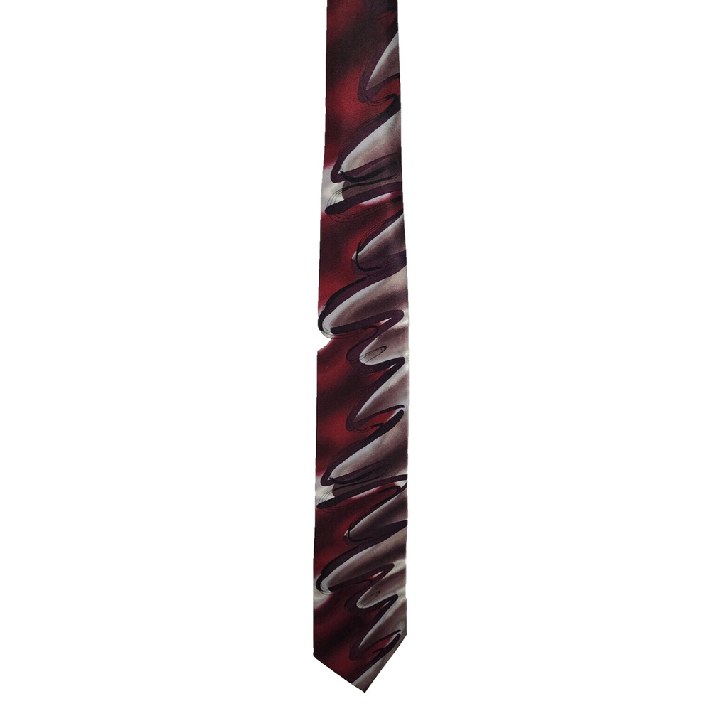 J. Garcia FLOATING PLANES Collection 52 100% Silk Men’s Neck Tie Red White